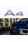 Емблема наклейка A4 Audi Ауді Хром на кришку багажника