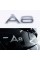 Емблема наклейка A8 Audi Ауді Хром на кришку багажника