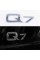 Емблема наклейка Q7 Audi Ауді Хром на кришку багажника