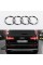 Емблема задня Audi Ауді  Q7 (4M) 2015-... 230 x 80 мм Хром, хромовані кільця