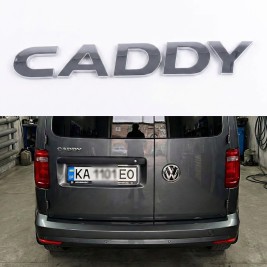 ʼЭмблема наклейка на крышку багажника CADDY Volkswagen КАДДИ 15,5 x 2,3 см Хром