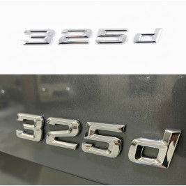 Шильдик Напис Багажника БМВ BMW 325d, 325D, E30, E36, E46, E90, E91, E92, E93, F30, G20