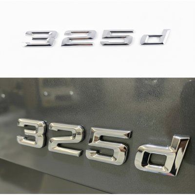 Шильдик Напис Багажника БМВ BMW 325d, 325D, E30, E36, E46, E90, E91, E92, E93, F30, G20