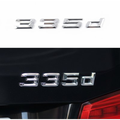 Шильдик Напис Багажника БМВ BMW 335d, 335D, E30, E36, E46, E90, E91, E92, E93, F30, G20
