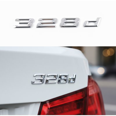 Шильдик Напис Багажника БМВ BMW 328d, 328D, E30, E36, E46, E90, E91, E92, E93, F30, G20