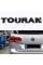 Емблема наклейка на кришку багажника TOURAN Volkswagen ТУРАН 18 x 2,3 см Чорний