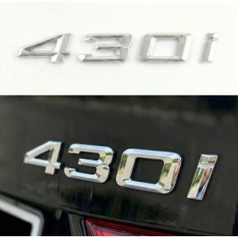 Шильдик напис багажника BMW БМВ 430i Хром для F32, F33, G22, G23