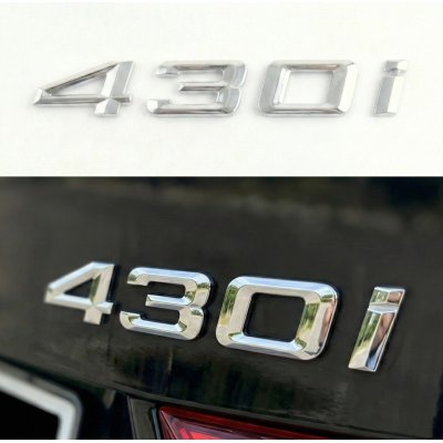 Шильдик напис багажника BMW БМВ 430i Хром для F32, F33, G22, G23