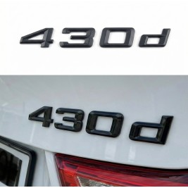 Шильдик напис Шильдик напис багажника BMW БМВ 430d Чорний для F32, F33, G22, G23 BMW БМВ 435i Хром для F32, F33, G22, G23