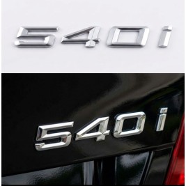 Шильдик напис багажника BMW БМВ 540i Хром для E39, E60, F10, G30