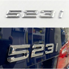 Шильдик напис багажника BMW БМВ 523i Хром для E39, E60, F10, G30
