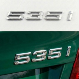 Шильдик БМВ, Напис Багажника БМВ BMW 535i, 535I, E34, E39, E60, E61, F07, F10, F11, G30