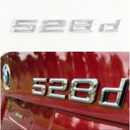 Шильдик БМВ, Напис Багажника БМВ BMW 528d, 528D, E34, E39, E60, E61, F07, F10, F11, G30