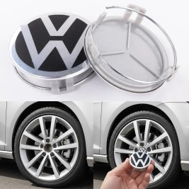 Ковпачок заглушка у литі диски Мерседес з логотипом VW Фольцваген 75 мм