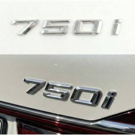 Шильдик напис багажника BMW БМВ 750i Хром для E38, E65, F01, F02, G11, G12