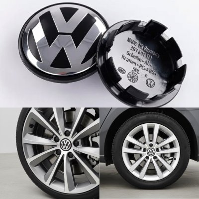 Ковпачок для дисків Volkswagen 65мм 3B7 601 171 Заглушка в диск Volkswagen 3B7601171 VW 65/56мм