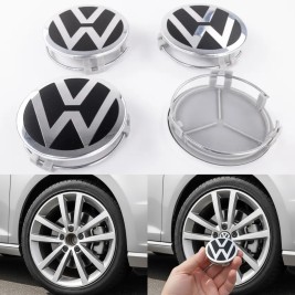 Ковпачки заглушки в литі диски Мерседес з логотипом VW Фольцваген 75 мм комплект