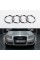Передня емблема Audi Ауді A1 (8X) 2010-2018, A4 (B7) 2004-2008 - Хром 263x87 мм Хром кільця