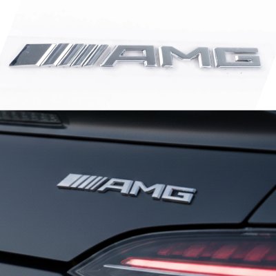 Шильдик надпись багажника AMG Mercedes-Benz NEW Мерседес АМГ Хромований