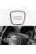 Steering wheel cover , AUDI emblem , AIR BAG 98 * 95 mm Chrome