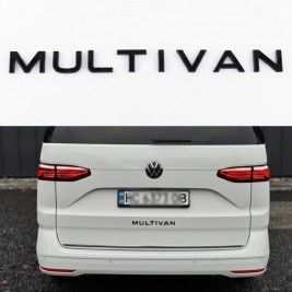 Емблема наклейка на кришку багажника NEW MULTIVAN Volkswagen МУЛЬТИВАН Чорний