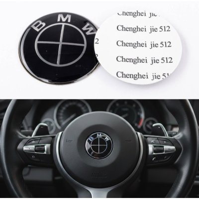 Емблема БМВ, значок на кермо БМВ, Значок на руль BMW 45мм, E36, E46, E90, E34, E39, E60, E63, E32, E38, E65, E66, E53