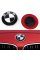Емблема BMW БМВ 82 мм Чорно біла значок в бампер бмв F20 F21 F22 F23 F30 F31 F32 F33 F34 F36 Значок