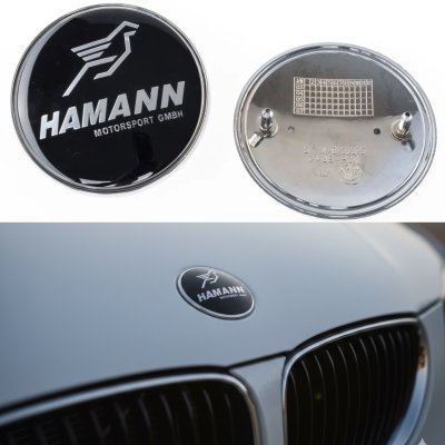 Емблема BMW БМВ 82 мм Hamann Хаманн E39 E53 E60 E46 E34 E90 E70 F30 F15 F10 G30 Значок капот, багажник
