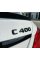 Шильдик надпись багажника C400 Mercedes-Benz Мерседес Ц400 Чорний
