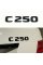 Шильдик надпись багажника C250 Mercedes-Benz Мерседес Ц250 Чорний