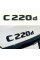 Шильдик надпись багажника C220d Mercedes-Benz Мерседес Ц220д Чорний