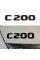 Nameplate trunk inscription C200 Mercedes-Benz Mercedes C 200 Black