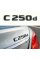 Шильдик надпись багажника C250d Mercedes-Benz Мерседес Ц250д Чорний
