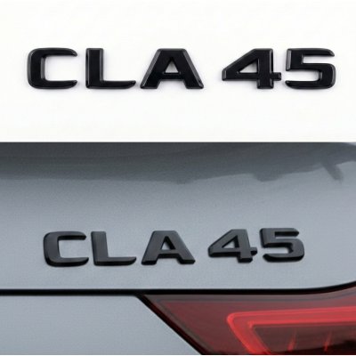 Шильдик надпись багажника CLA45 Mercedes-Benz Мерседес ЦЛА45 Чорний