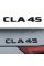 Шильдик надпись багажника CLA45 Mercedes-Benz Мерседес ЦЛА45 Чорний