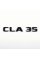 Шильдик надпись багажника CLA35 Mercedes-Benz Мерседес ЦЛА35 Чорний