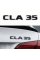 Шильдик надпись багажника CLA35 Mercedes-Benz Мерседес ЦЛА35 Чорний
