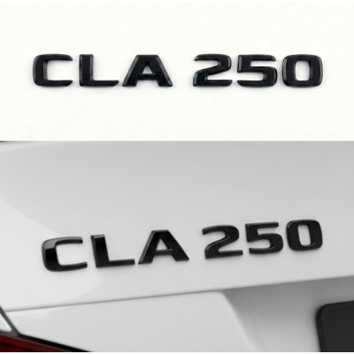 Шильдик надпись багажника CLA250 Mercedes-Benz Мерседес ЦЛА250 Чорний