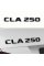 Nameplate inscription trunk CLA250 Mercedes-Benz Mercedes CLA250 Black