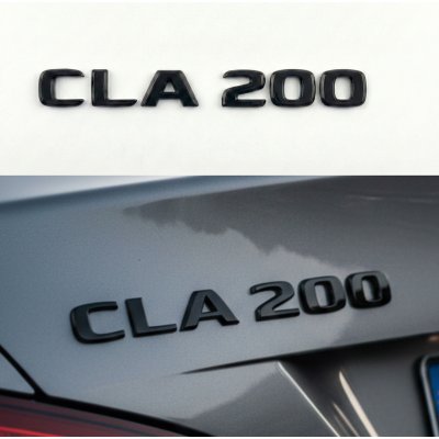 Шильдик надпись багажника CLA200 Mercedes-Benz Мерседес ЦЛА200 Чорний
