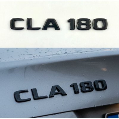 Шильдик надпись багажника CLA180 Mercedes-Benz Мерседес ЦЛА180 Чорний