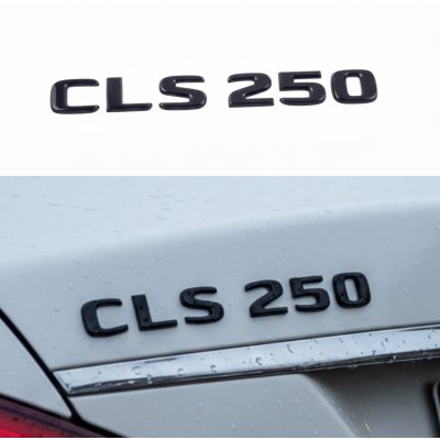 Шильдик надпись багажника CLS250 Mercedes-Benz Мерседес ЦЛС250 Чорний