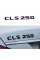 Шильдик надпись багажника CLS250 Mercedes-Benz Мерседес ЦЛС250 Чорний