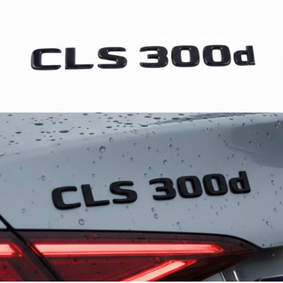 Шильдик надпись багажника CLS300d Mercedes-Benz Мерседес ЦЛС300д Чорний