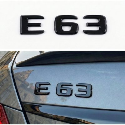 Шильдик надпись багажника E63 Mercedes-Benz Мерседес Е63 Чорний