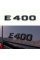 Шильдик надпись багажника E400 Mercedes-Benz Мерседес Е400 Чорний