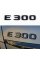 Шильдик надпись багажника E300 Mercedes-Benz Мерседес Е300 Чорний