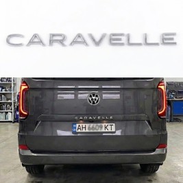 Емблема наклейка на кришку багажника NEW CARAVELLE Volkswagen КАРАВЕЛЛА Хром