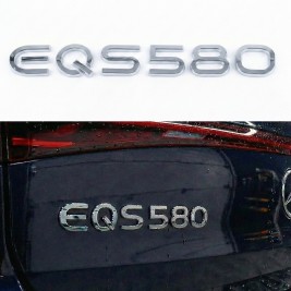 Шильдик надпись багажника EQS580 Mercedes-Benz Мерседес Хромований