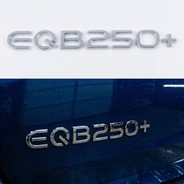 Шильдик надпись багажника EQB250+ Mercedes-Benz Мерседес Хромований